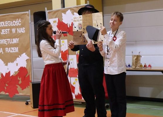 Patriotycznie, uroczyście i radośnie grafika