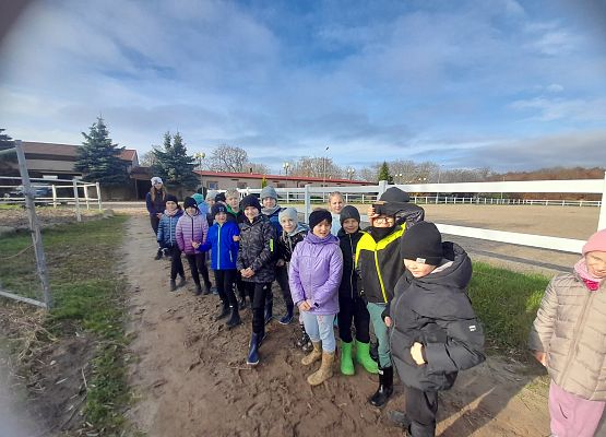 Wycieczka klas 1c i 3b do Stadniny „Ewro” w Małoszycach grafika