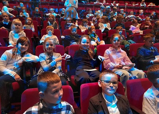 Spotkanie trzecioklasistów z Panem Disneyem grafika