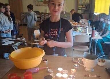 Andrzejkowe wróżby najmłodszych grafika