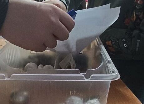 Andrzejkowo i naukowo  grafika