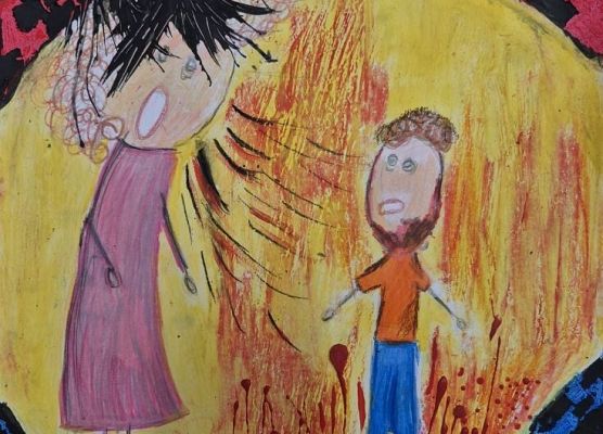 Wyniki konkursu plastycznego „Mój świat bez przemocy” grafika