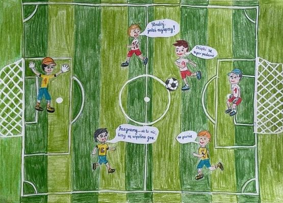 Wyniki konkursu plastycznego „Mój świat bez przemocy” grafika
