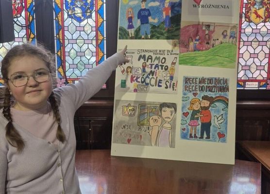 Wyniki konkursu plastycznego „Mój świat bez przemocy” grafika