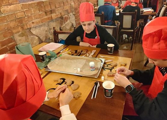 Warsztaty kulinarne klasy VIb grafika