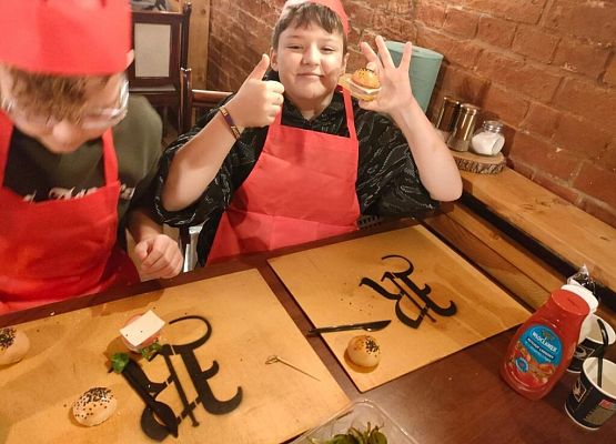 Warsztaty kulinarne klasy VIb grafika