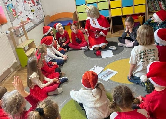 Mikołajkowi goście grafika