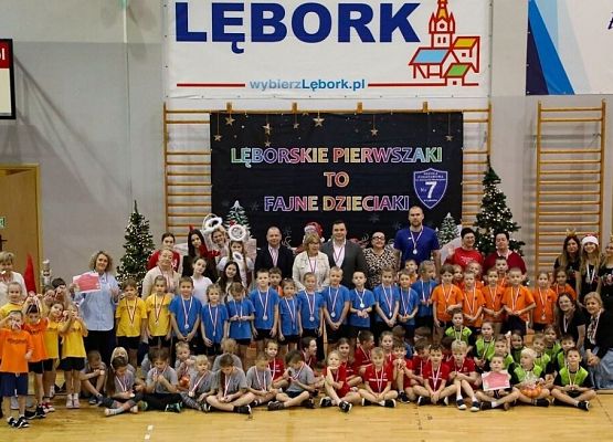 „Lęborskie pierwszaki to fajne dzieciaki” – zawody sportowe grafika