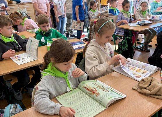 Odwiedziny przedszkolaków grafika