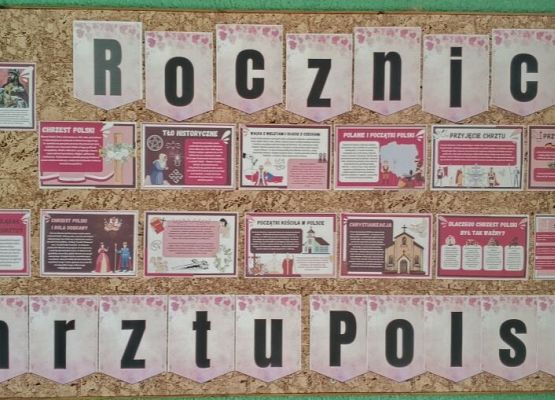 Rocznica chrztu Polski grafika