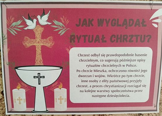 Rocznica chrztu Polski grafika