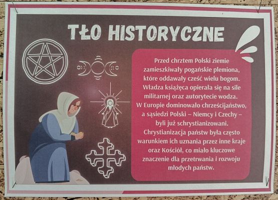 Rocznica chrztu Polski grafika