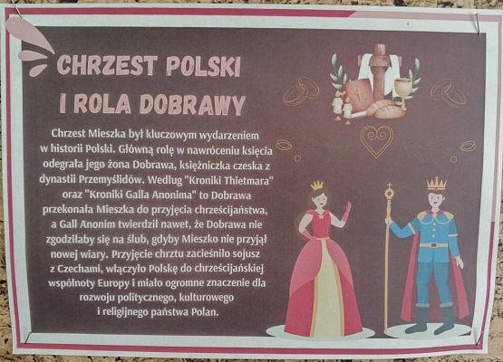 Rocznica chrztu Polski grafika