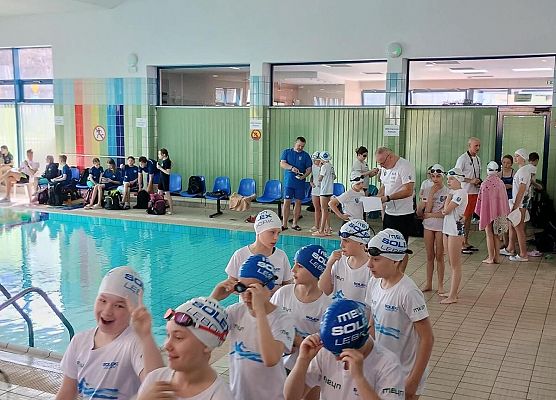 II Runda Ligi Pływackiej Dzieci POZP grafika
