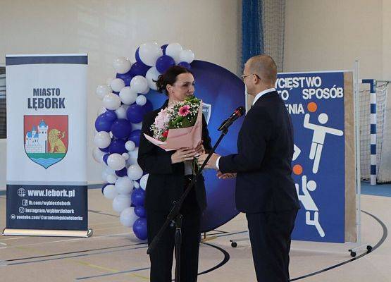 Uroczyste otwarcie hali sportowej „Olimpia” grafika