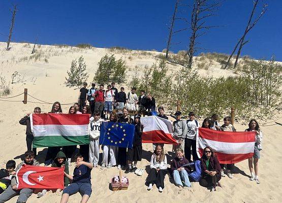 Projekt Erasmus+ w naszej szkole grafika