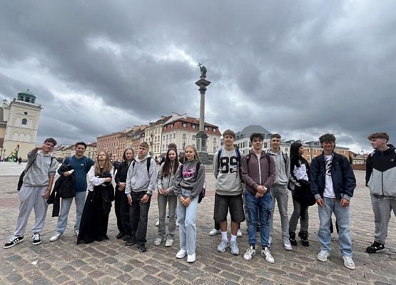 Klasa VIIIc w stolicy grafika
